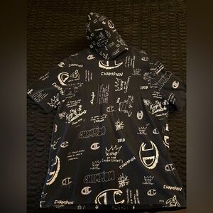 Men Champion hat and shirt